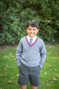 school photo of boy in Beckenham park
